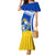 Uruguay Mermaid Dress Uruguayan Coat Of Arms - Wonder Print Shop