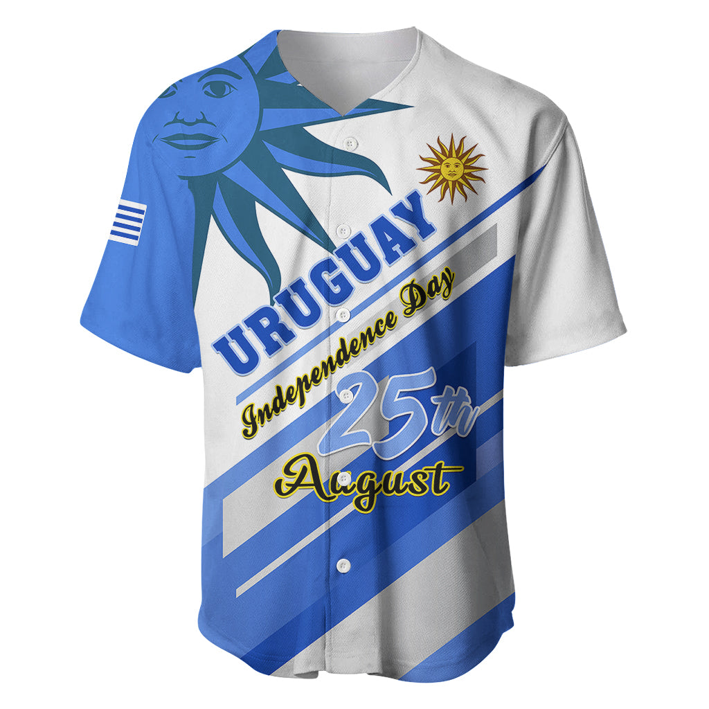 Uruguay Independence Day Baseball Jersey Uruguayan Sol de Mayo Special Version - Wonder Print Shop