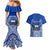 Samoa Rugby Couples Matching Mermaid Dress and Hawaiian Shirt Manu Samoa Go 2023 World Cup - Wonder Print Shop