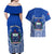 Samoa Rugby Couples Matching Off Shoulder Maxi Dress and Hawaiian Shirt Manu Samoa Go 2023 World Cup - Wonder Print Shop