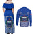 Samoa Rugby Couples Matching Off Shoulder Maxi Dress and Long Sleeve Button Shirts Manu Samoa Go 2023 World Cup - Wonder Print Shop