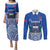 Samoa Rugby Couples Matching Puletasi Dress and Long Sleeve Button Shirts Manu Samoa Go 2023 World Cup - Wonder Print Shop