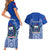 Samoa Rugby Couples Matching Short Sleeve Bodycon Dress and Hawaiian Shirt Manu Samoa Go 2023 World Cup - Wonder Print Shop