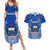 Samoa Rugby Couples Matching Summer Maxi Dress and Hawaiian Shirt Manu Samoa Go 2023 World Cup - Wonder Print Shop