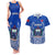 Samoa Rugby Couples Matching Tank Maxi Dress and Hawaiian Shirt Manu Samoa Go 2023 World Cup - Wonder Print Shop