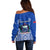 Samoa Rugby Off Shoulder Sweater Manu Samoa Go 2023 World Cup - Wonder Print Shop