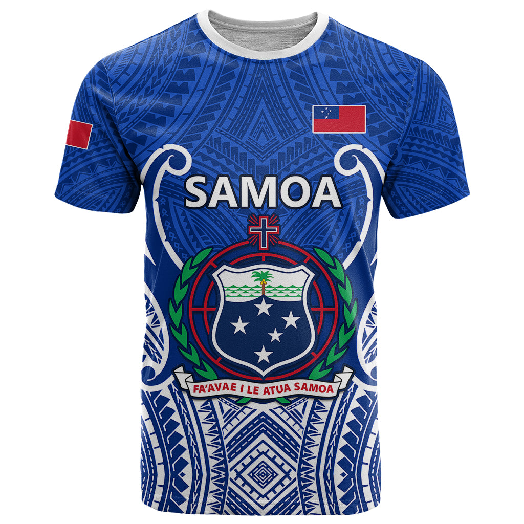 Custom Samoa Rugby T Shirt Manu Samoa Go 2023 World Cup - Wonder Print Shop