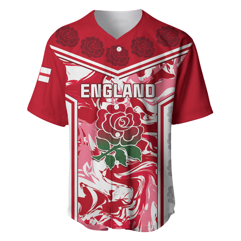 England Rugby Baseball Jersey The Red Rose Come On 2023 World Cup - Wonder Print Shop