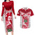 England Rugby Couples Matching Long Sleeve Bodycon Dress and Hawaiian Shirt The Red Rose Come On 2023 World Cup - Wonder Print Shop