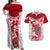 England Rugby Couples Matching Off Shoulder Maxi Dress and Hawaiian Shirt The Red Rose Come On 2023 World Cup - Wonder Print Shop