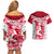 England Rugby Couples Matching Off Shoulder Short Dress and Hawaiian Shirt The Red Rose Come On 2023 World Cup - Wonder Print Shop