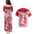 England Rugby Couples Matching Puletasi Dress and Hawaiian Shirt The Red Rose Come On 2023 World Cup - Wonder Print Shop