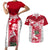 England Rugby Couples Matching Short Sleeve Bodycon Dress and Hawaiian Shirt The Red Rose Come On 2023 World Cup - Wonder Print Shop