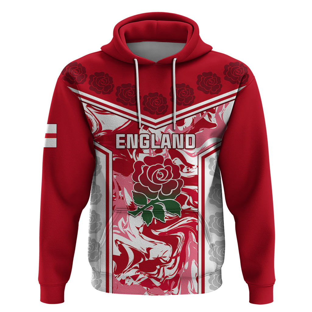 Custom England Rugby Hoodie The Red Rose Come On 2023 World Cup - Wonder Print Shop