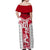 Custom England Rugby Off Shoulder Maxi Dress The Red Rose Come On 2023 World Cup - Wonder Print Shop