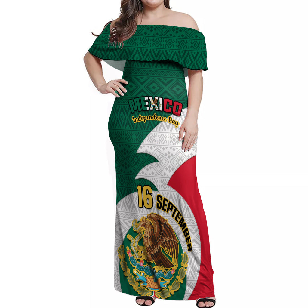 personalised-mexico-independence-day-off-shoulder-maxi-dress-mexican-aztec-pattern