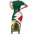 personalised-mexico-independence-day-short-sleeve-bodycon-dress-mexican-aztec-pattern