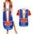 Chile Independence Day Couples Matching Summer Maxi Dress and Hawaiian Shirt Chilean Bellflower - Wonder Print Shop