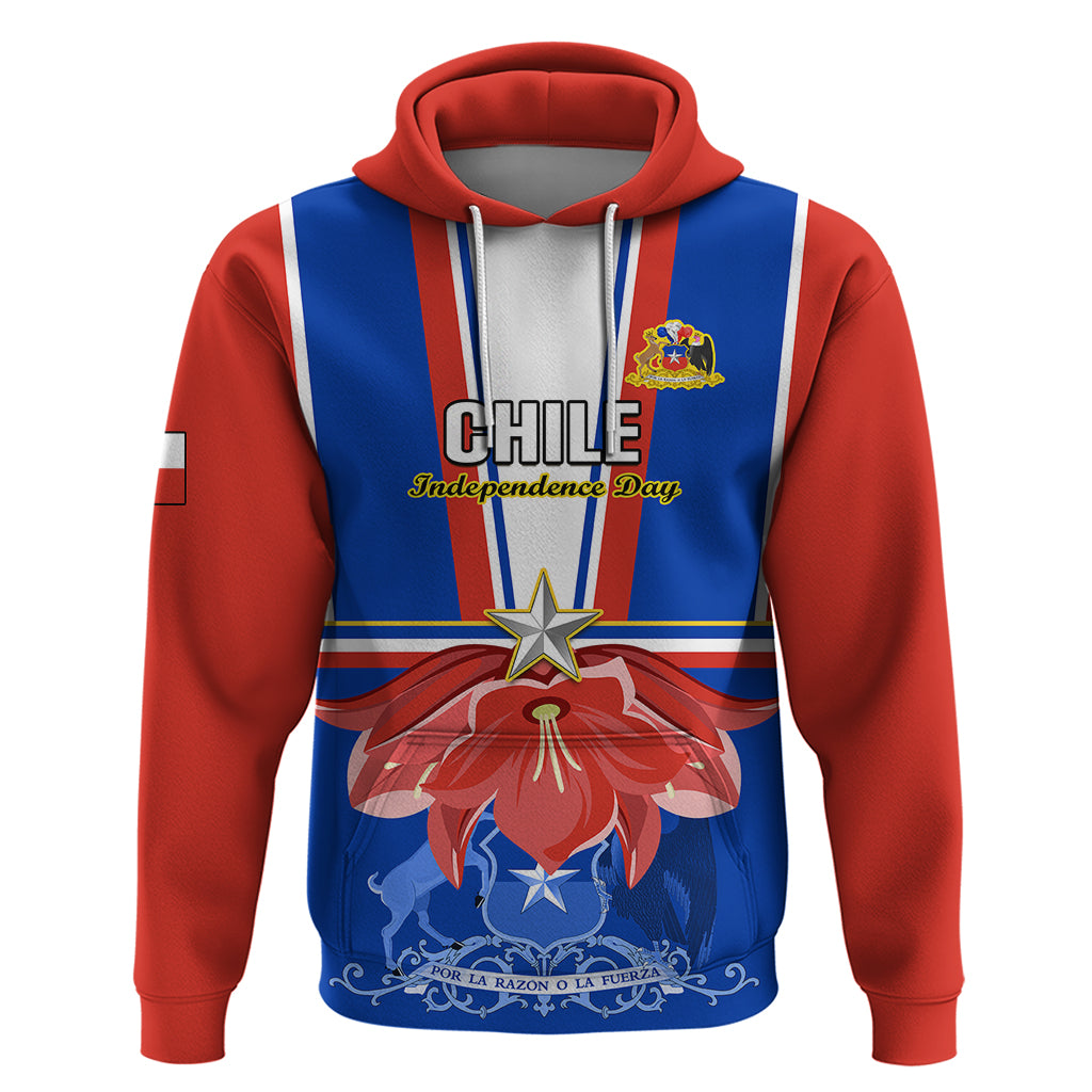 Chile Independence Day Hoodie Chilean Bellflower - Wonder Print Shop