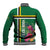 Personalized Dominica Baseball Jacket Waitukubuli Tropical Flower - Wonder Print Shop