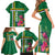 Personalized Dominica Family Matching Short Sleeve Bodycon Dress and Hawaiian Shirt Waitukubuli Tropical Flower - Wonder Print Shop