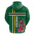 Personalized Dominica Hoodie Waitukubuli Tropical Flower