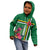 Personalized Dominica Kid Hoodie Waitukubuli Tropical Flower - Wonder Print Shop