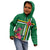 Personalized Dominica Kid Hoodie Waitukubuli Tropical Flower - Wonder Print Shop