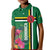 Personalized Dominica Kid Polo Shirt Waitukubuli Tropical Flower - Wonder Print Shop