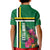 Personalized Dominica Kid Polo Shirt Waitukubuli Tropical Flower - Wonder Print Shop