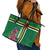 Dominica Leather Tote Bag Waitukubuli Tropical Flower