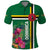 Personalized Dominica Polo Shirt Waitukubuli Tropical Flower - Wonder Print Shop