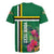 Personalized Dominica Rugby Jersey Waitukubuli Tropical Flower - Wonder Print Shop