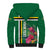 Personalized Dominica Sherpa Hoodie Waitukubuli Tropical Flower - Wonder Print Shop