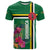 Personalized Dominica T Shirt Waitukubuli Tropical Flower - Wonder Print Shop