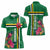 Personalized Dominica Women Polo Shirt Waitukubuli Tropical Flower - Wonder Print Shop