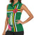 Personalized Dominica Women Sleeveless Polo Shirt Waitukubuli Tropical Flower - Wonder Print Shop