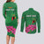 Personalized Zambia Couples Matching Long Sleeve Bodycon Dress and Long Sleeve Button Shirt Icitungu ca Zambia Bougainvillea - Wonder Print Shop