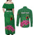 Personalized Zambia Couples Matching Off Shoulder Maxi Dress and Long Sleeve Button Shirt Icitungu ca Zambia Bougainvillea - Wonder Print Shop