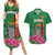 Personalized Zambia Couples Matching Summer Maxi Dress and Hawaiian Shirt Icitungu ca Zambia Bougainvillea - Wonder Print Shop