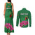 Personalized Zambia Couples Matching Tank Maxi Dress and Long Sleeve Button Shirt Icitungu ca Zambia Bougainvillea - Wonder Print Shop