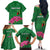 Personalized Zambia Family Matching Off The Shoulder Long Sleeve Dress and Hawaiian Shirt Icitungu ca Zambia Bougainvillea - Wonder Print Shop