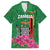 Personalized Zambia Family Matching Off The Shoulder Long Sleeve Dress and Hawaiian Shirt Icitungu ca Zambia Bougainvillea - Wonder Print Shop