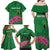 Personalized Zambia Family Matching Off Shoulder Maxi Dress and Hawaiian Shirt Icitungu ca Zambia Bougainvillea - Wonder Print Shop