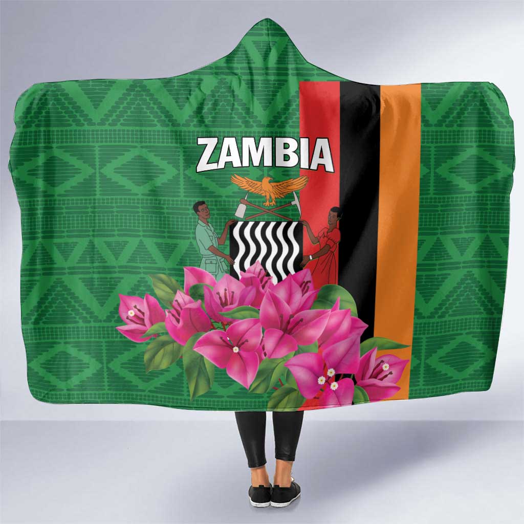 Zambia Hooded Blanket Icitungu ca Zambia Bougainvillea