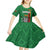 Personalized Zambia Kid Short Sleeve Dress Icitungu ca Zambia Bougainvillea - Wonder Print Shop