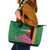 Zambia Leather Tote Bag Icitungu ca Zambia Bougainvillea