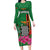 Personalized Zambia Long Sleeve Bodycon Dress Icitungu ca Zambia Bougainvillea - Wonder Print Shop