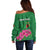 Personalized Zambia Off Shoulder Sweater Icitungu ca Zambia Bougainvillea - Wonder Print Shop