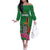 Personalized Zambia Off The Shoulder Long Sleeve Dress Icitungu ca Zambia Bougainvillea - Wonder Print Shop